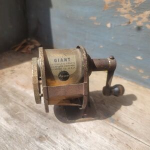 Vintage Metal Pencil Sharpener Apsco Antique School Supply